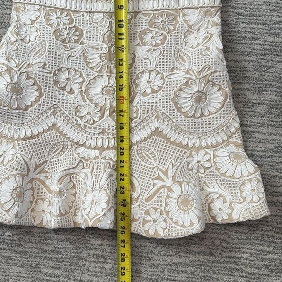 NWT Veronica Beard Agata Dress Strapless Mini in Light Pebble Sz 12 - Picture 13 of 16